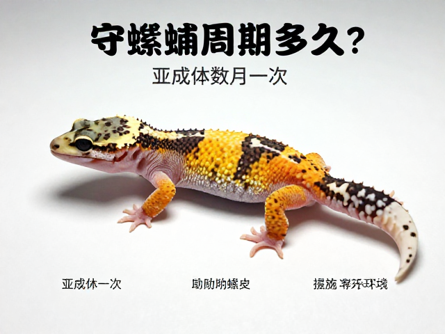 守宫蜕皮周期多久？亚成体数月一次，提供安静避光环境助顺利蜕皮