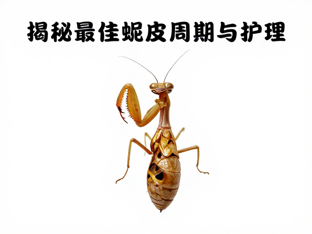 螳螂蜕皮全程,步足缩入至完全脱离旧皮,揭秘最佳蜕皮周期与护理