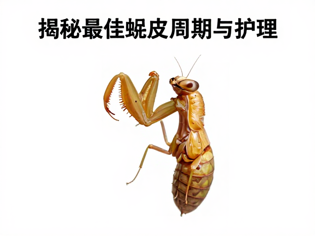 螳螂蜕皮全程,步足缩入至完全脱离旧皮,揭秘最佳蜕皮周期与护理
