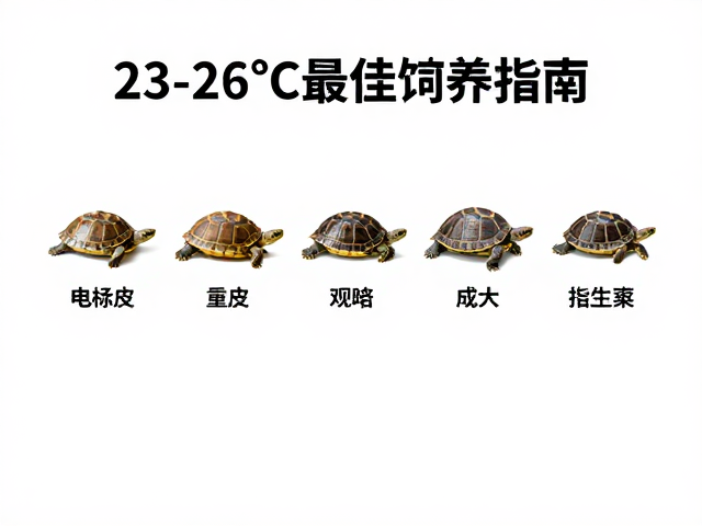 龟蜕皮周期与成体稳定期,23-26℃最佳饲养指南