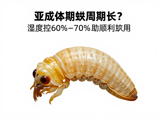 亚成体期蜕皮周期长?湿度控60%-70%助顺利蜕皮