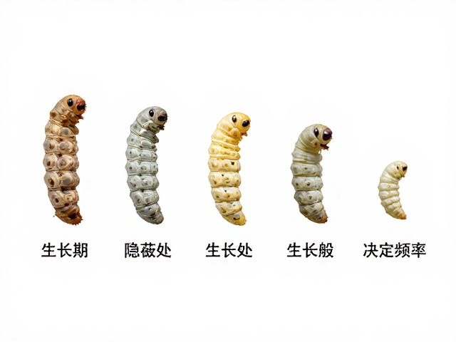 蚕宝宝蜕皮周期揭秘，寻找隐蔽处，生长阶段决定频率
