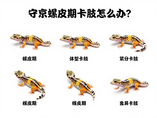 守宫蜕皮期卡肢怎么办？不同品种体型差异大，急救指南来了