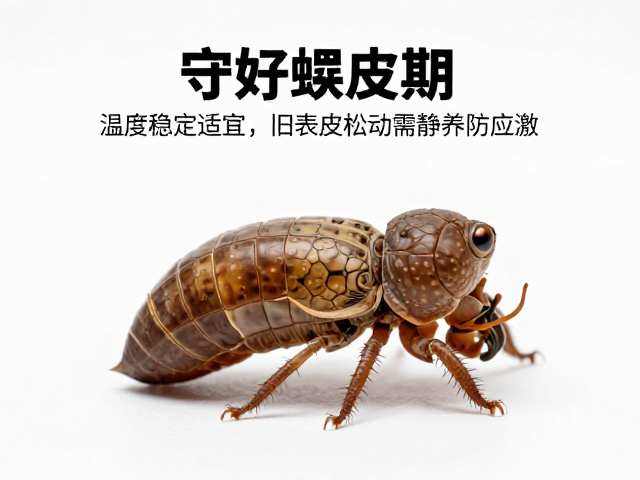 守好蜕皮期！温度稳定适宜，旧表皮松动需静养防应激