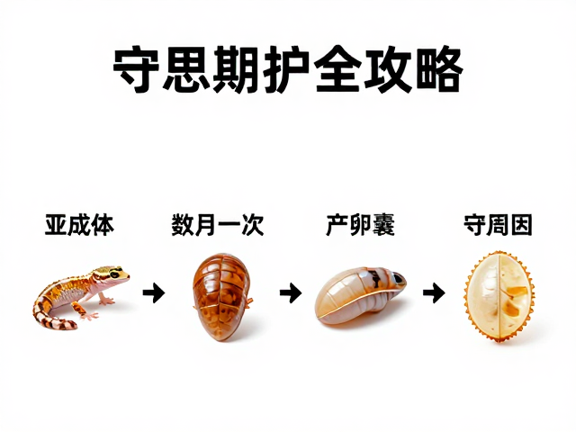 守宫蜕皮周期，亚成体数月一次，产卵囊护理全攻略