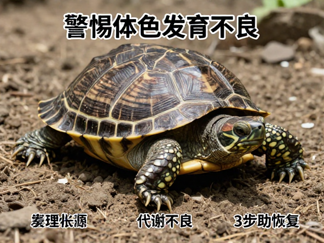 龟蜕皮后恢复活动慢？警惕体色发育不良，3步助恢复