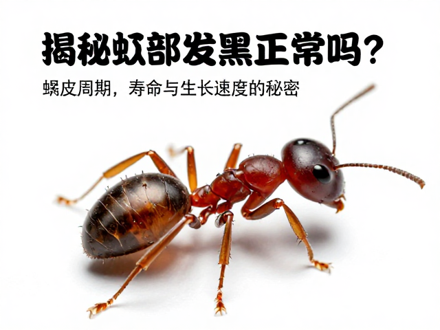 蚂蚁腹部发黑正常吗？揭秘蜕皮周期、寿命与生长速度的秘密