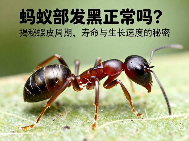 蚂蚁腹部发黑正常吗？揭秘蜕皮周期、寿命与生长速度的秘密