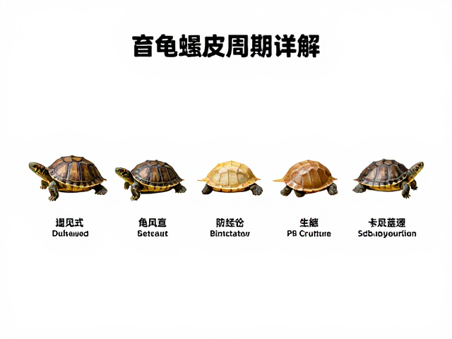 乌龟蜕皮周期详解，通风良好防感染，备齐应急处理方案