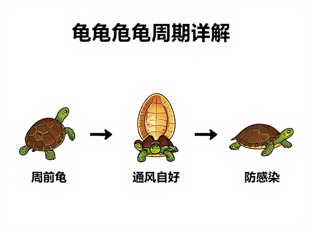 乌龟蜕皮周期详解，通风良好防感染，备齐应急处理方案