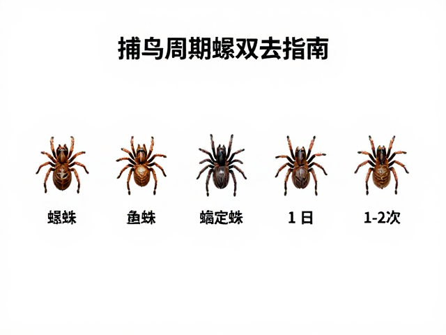 捕鸟蛛蜕皮周期，幼蛛每周1-2次，成体稳定期养护指南