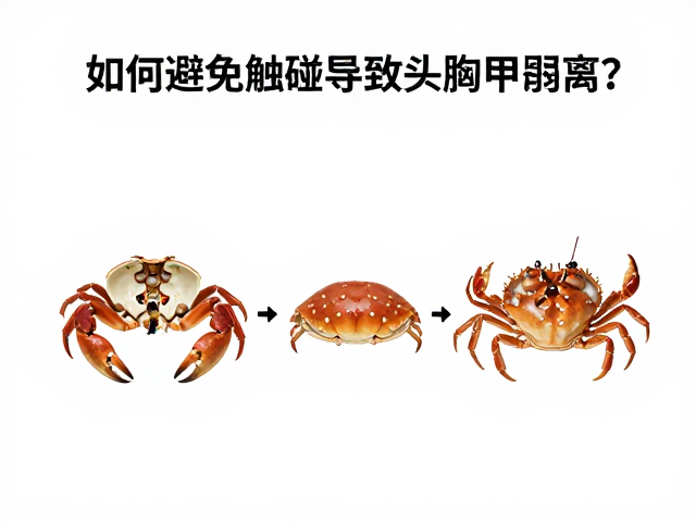 蟹蜕皮周期详解，如何避免触碰导致头胸甲剥离？