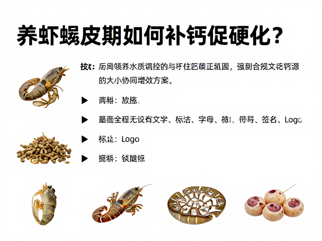 养虾蜕皮期如何补钙促硬化?饲料大小匹配关键技巧