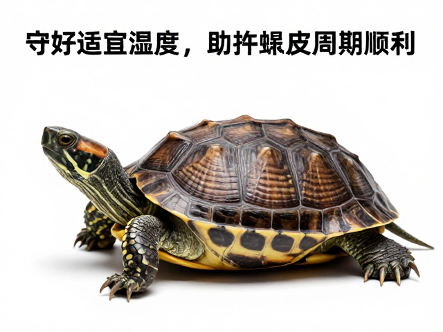守好适宜湿度，助龟蜕皮周期顺利，实现完全脱离旧皮
