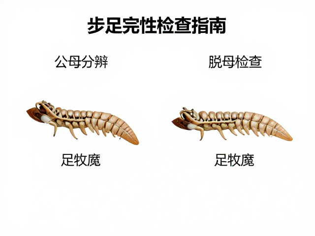 公母分辨与脱水饲料，步足完整性检查指南
