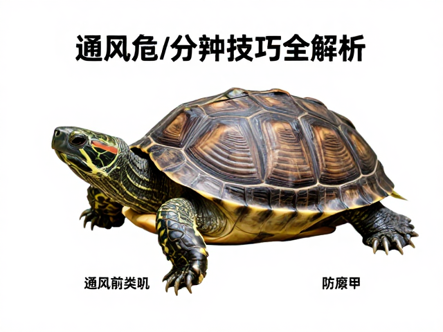 乌龟蜕皮前预兆，通风良好防腐甲，公母分辨技巧全解析