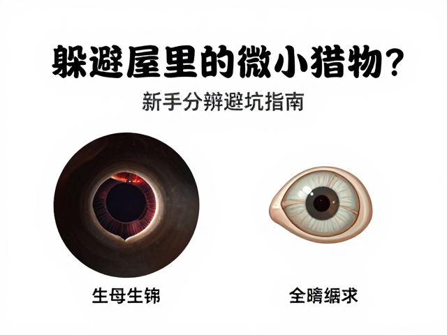 躲避屋里的微小猎物？公母分辨全攻略，新手必看避坑指南