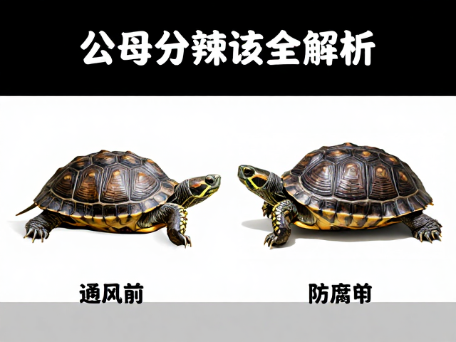 乌龟蜕皮前预兆，通风良好防腐甲，公母分辨技巧全解析