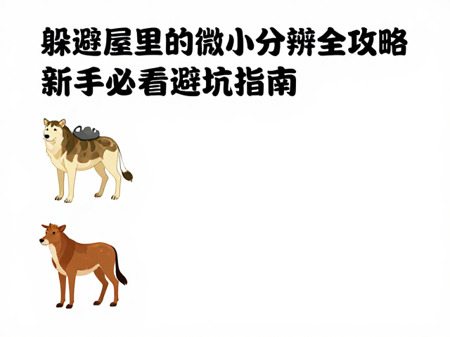 躲避屋里的微小猎物？公母分辨全攻略，新手必看避坑指南