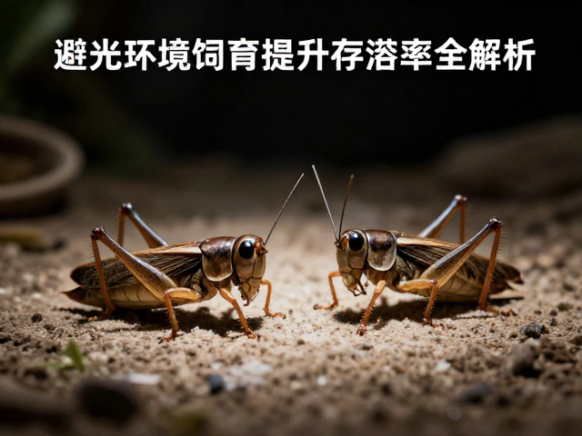 蟋蟀公母分辨技巧，避光环境饲养提升存活率全解析