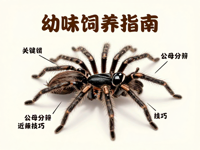 幼蛛饲养指南,公母分辨技巧,有效防止近亲繁殖