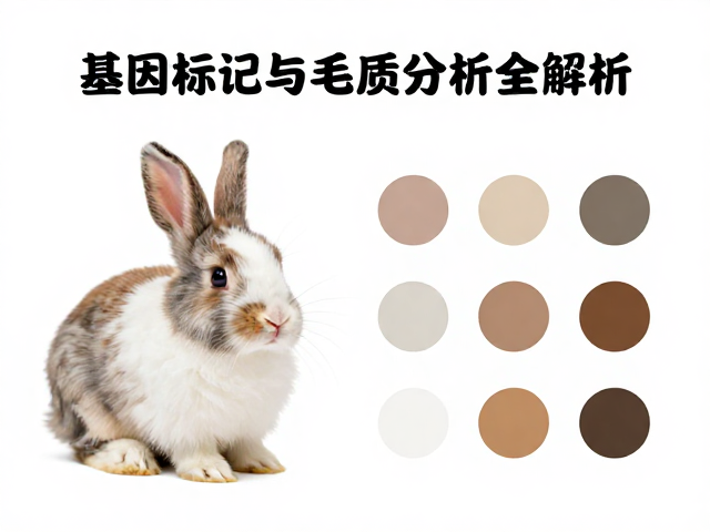 幼兔鉴别指南,基因标记与毛质颜色分析全解析