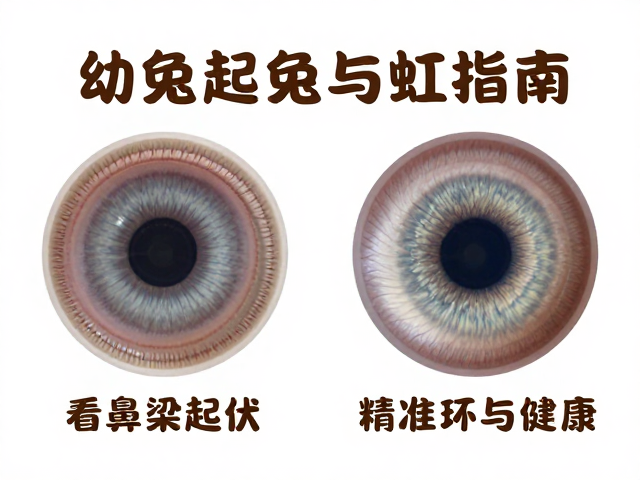 幼兔鉴别指南,看鼻梁起伏与虹膜环,精准判断品种与健康