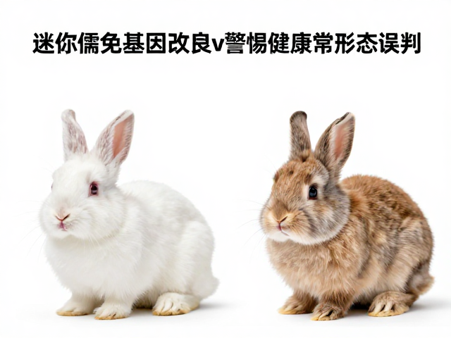 迷你儒兔基因改良vs幼兔鉴别,警惕健康异常致形态误判