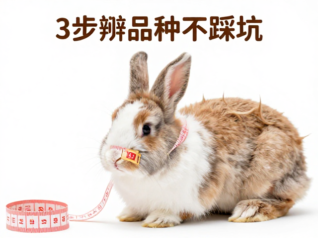 幼兔鉴别，用软尺量狮子头兔头围，3步辨品种不踩坑