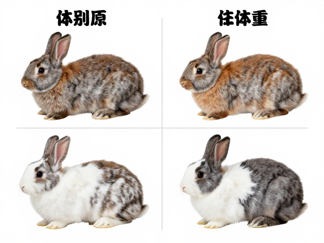 幼兔鉴别,体型相似但品种不同,参考体重范围区间快速区分