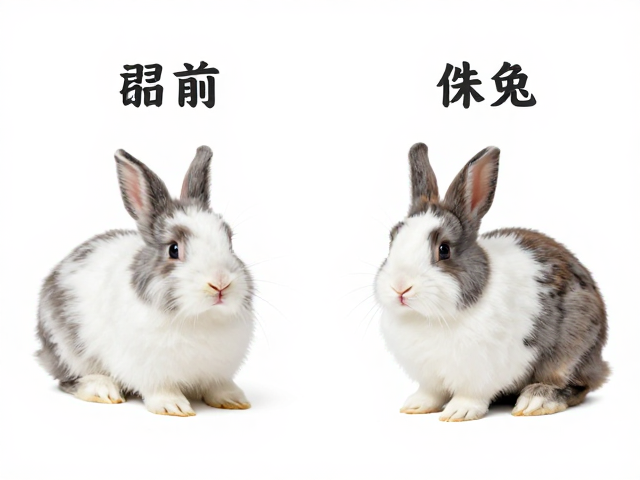 幼兔鉴别指南,迷你荷兰兔与侏儒兔行为特征对比,一眼辨真伪