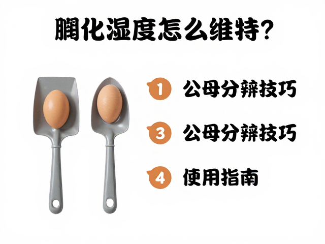 孵化湿度怎么维持？公母分辨技巧与铲子使用指南