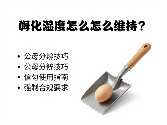 孵化湿度怎么维持？公母分辨技巧与铲子使用指南