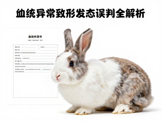 幼兔鉴别误区，血统文件核对与健康异常致形态误判全解析