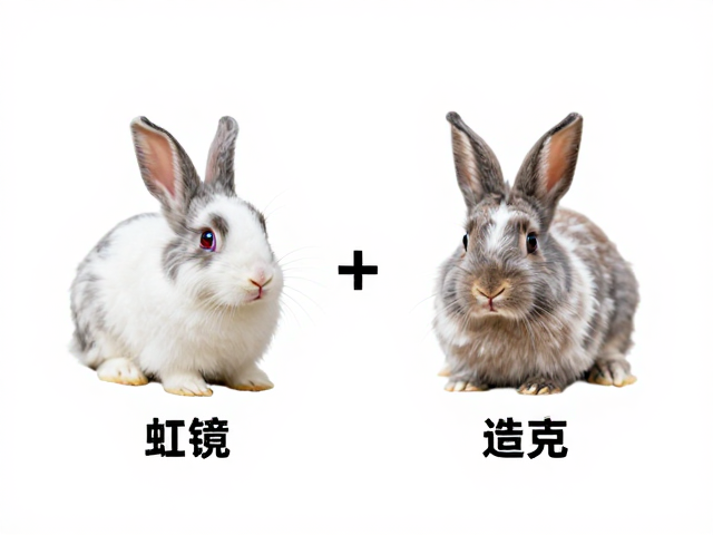 幼兔鉴别指南，通过眼睛虹膜环与外观初步观察判断品种