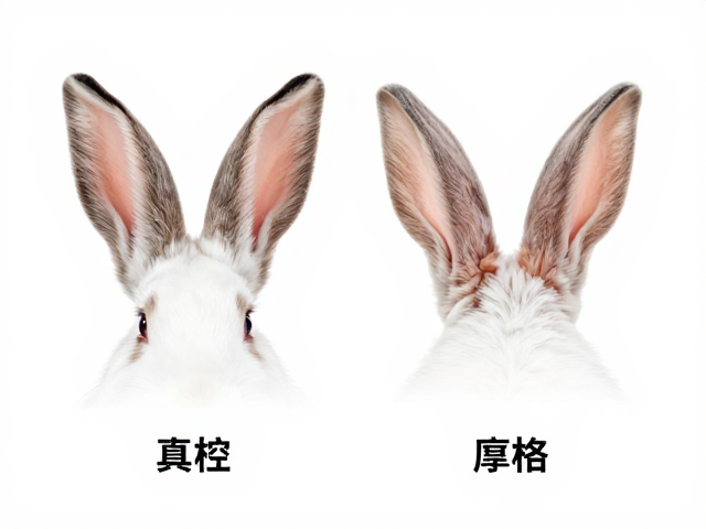 幼兔鉴别指南,品种标准下的耳朵长度与尖端形状解析