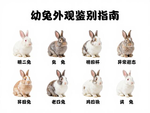 幼兔鉴别指南,健康外观指标与异常形态误判避坑