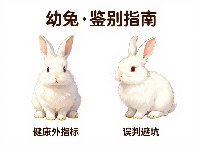 幼兔鉴别指南,健康外观指标与异常形态误判避坑