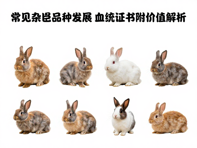 幼兔鉴别指南,常见杂交品种发展及血统证书附加价值解析