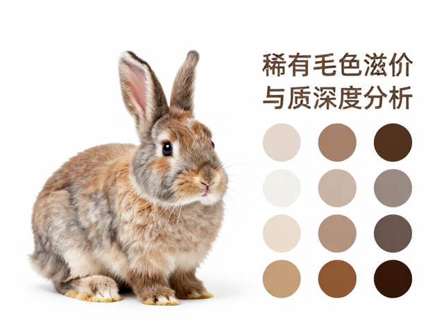 幼兔鉴别指南,稀有毛色溢价与毛质颜色深度分析