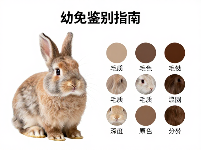 幼兔鉴别指南,稀有毛色溢价与毛质颜色深度分析