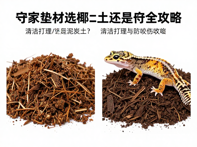 守宫垫材选椰土还是泥炭土？清洁打理与防咬伤全攻略
