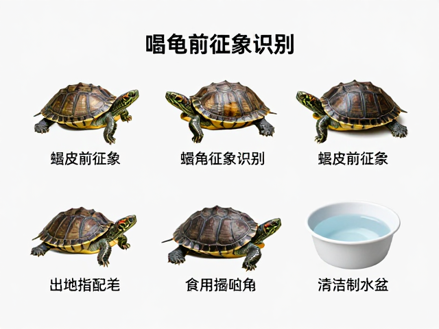 乌龟蜕皮前征象识别与食盆水盆清洁打理指南