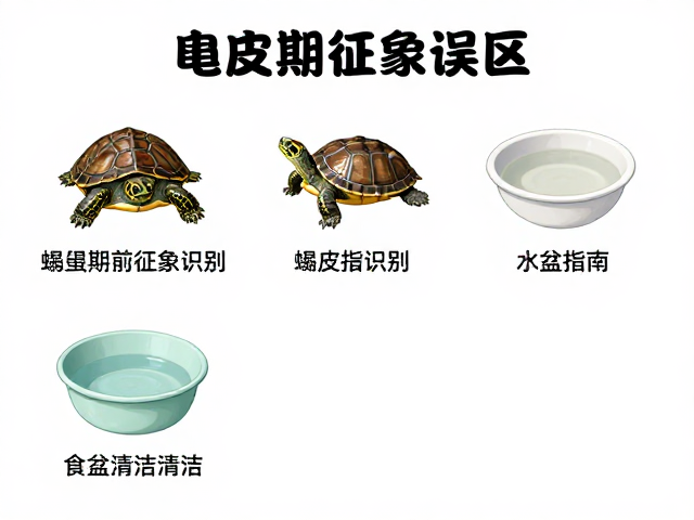 乌龟蜕皮前征象识别与食盆水盆清洁打理指南