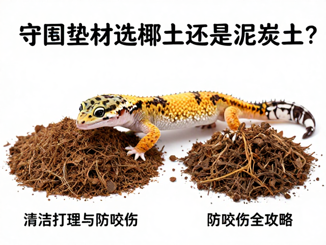 守宫垫材选椰土还是泥炭土？清洁打理与防咬伤全攻略