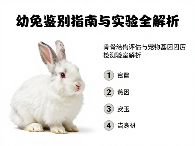 幼兔鉴别指南,骨骼结构评估与宠物基因检测实验室全解析