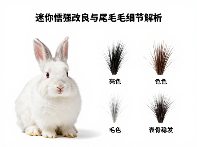 幼兔鉴别指南，迷你儒兔基因改良与尾骨毛发细节解析