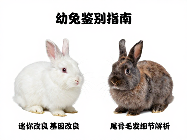 幼兔鉴别指南，迷你儒兔基因改良与尾骨毛发细节解析
