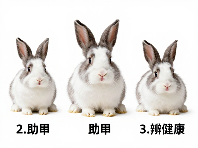 幼兔鉴别技巧,高清摄影看耳尖圆润度,3步辨健康