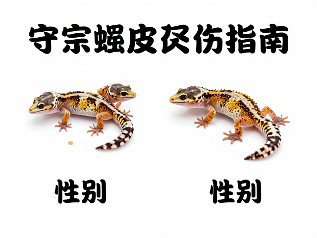 守宫蜕皮周期长？防跌落受伤指南，附性别鉴定技巧